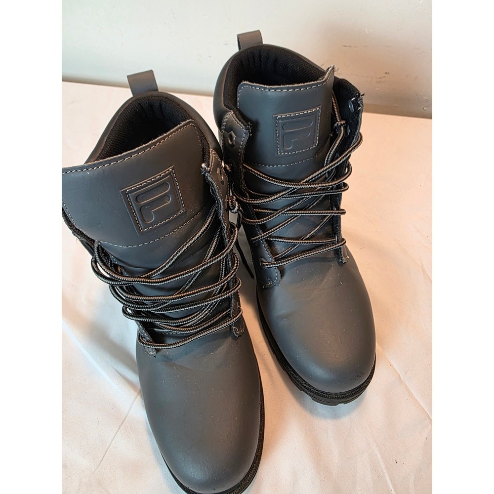 Fila Edgewater 12 Mens Boots Dark Gray Lace Up Ankle Lug Sole 1SH40061-051 US 10 - Picture 10 of 15